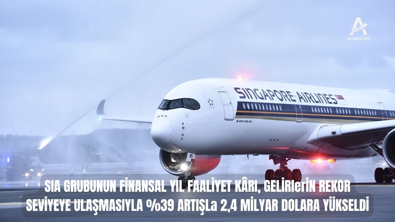 SIA GRUBUNUN FİNANSAL YIL FAALİYET KÂRI, GELİRLERİN REKOR SEVİYEYE ULAŞMASIYLA ARTIŞLa 2,4 MİLYAR DOLARA YÜKSELDİ