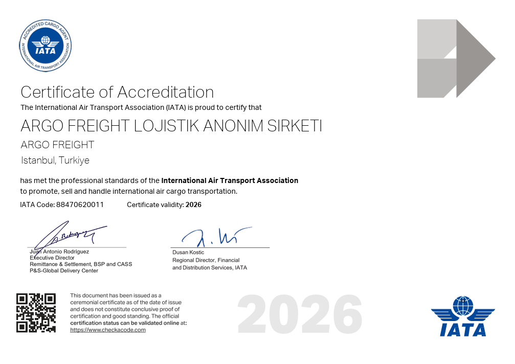 ARGO FREIGHT HAVA KARGO SEKTÖRÜNDE YÜKSELİŞİNİ SÜRDÜRÜYOR 2 ARGO FREIGHT HAVA KARGO SEKTÖRÜNDE YÜKSELİŞİNİ SÜRDÜRÜYOR 8 Haziran 2026