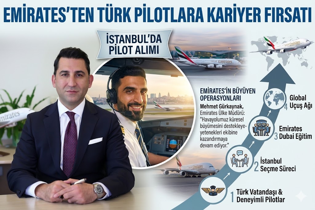Emirates’ten Türk pilotlara kariyer fırsatı