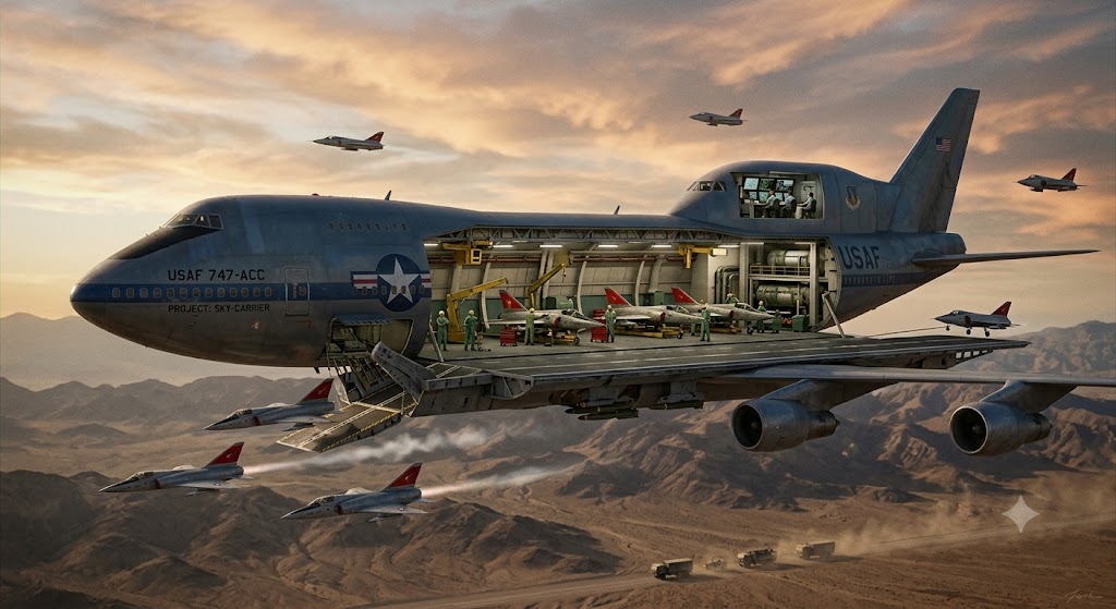 Havacılık Tarihinin Sıra Dışı Projesi: Boeing 747'yi Uçan Uçak Gemisine Dönüştürme Planı 25 Haziran 2026