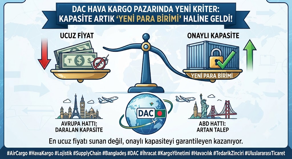 Bangladeş HAVA KARGO Pazarında Yeni Kriter