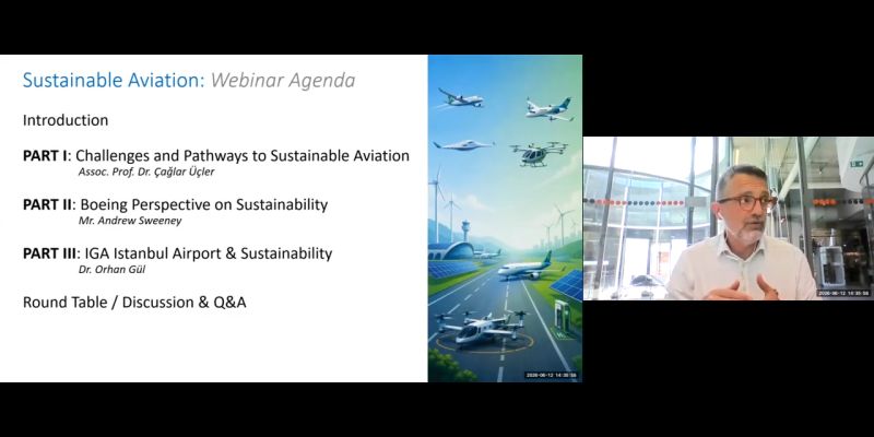 Boeing desteğiyle düzenlenen Sürdürülebilir Havacılık Webinarı 6 Temmuz 2026