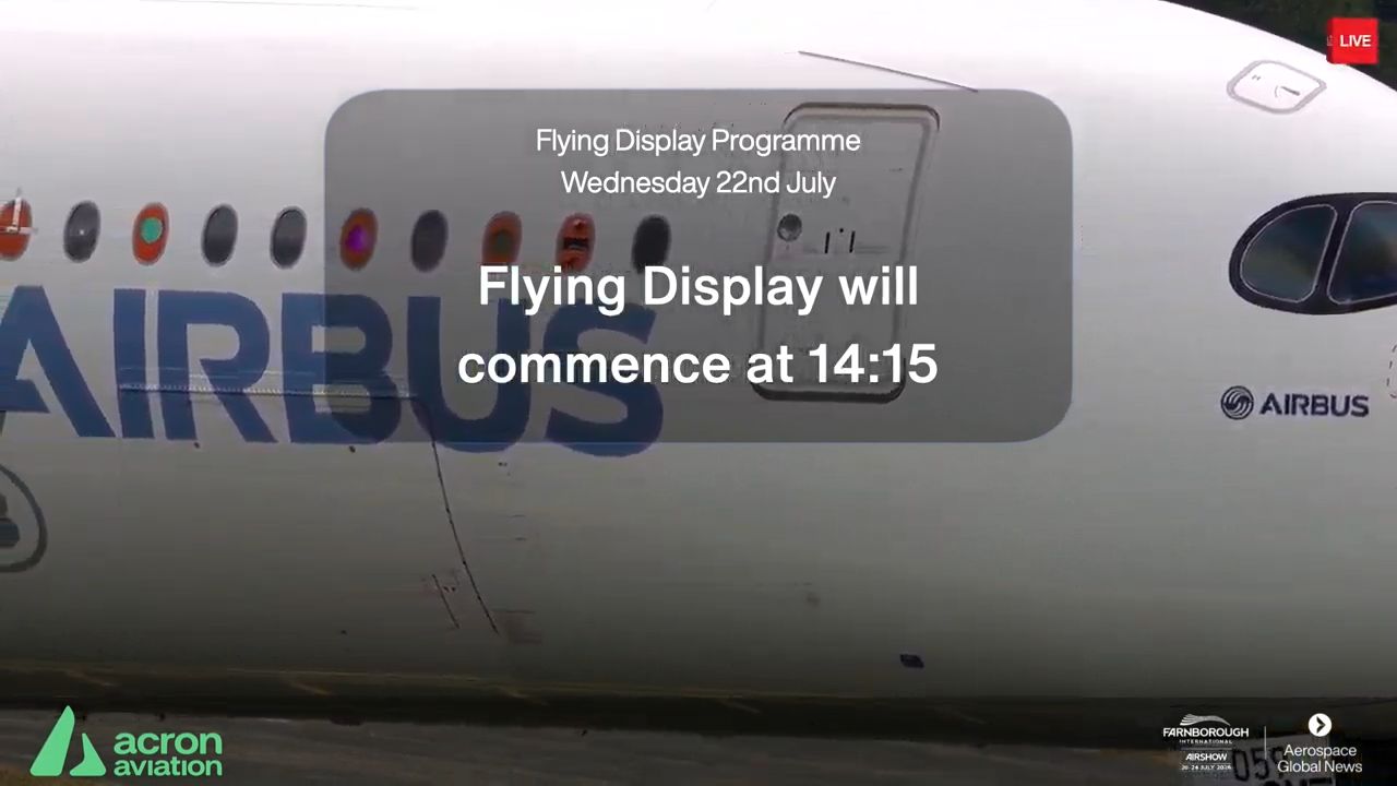 Farnborough International Airshow 2026 Canlı Yayın İzle 22 Temmuz 2026