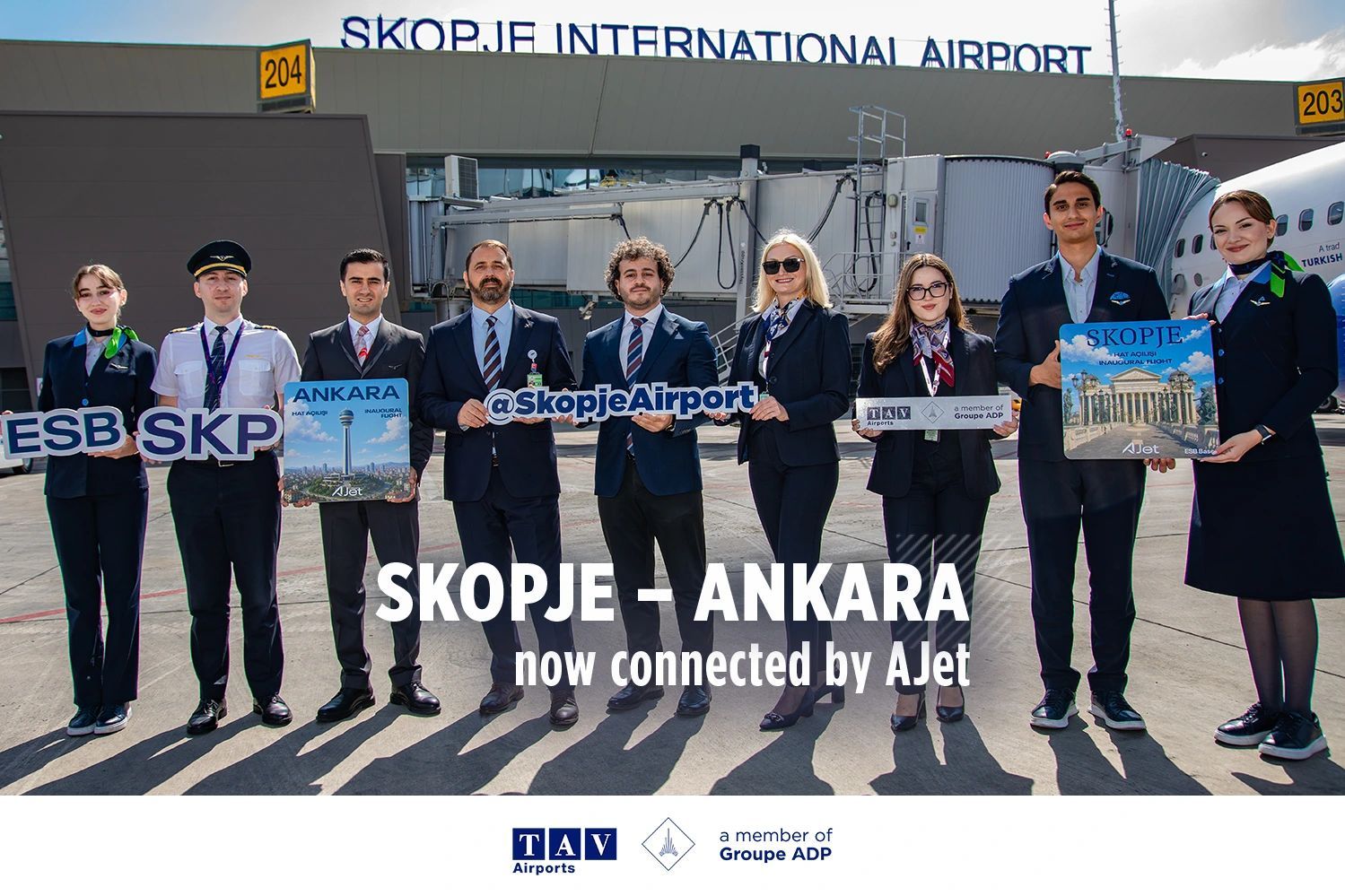 AJET ile Üsküp VE Türkiye ARASINDA Yeni Uçuşlar Başladı! 