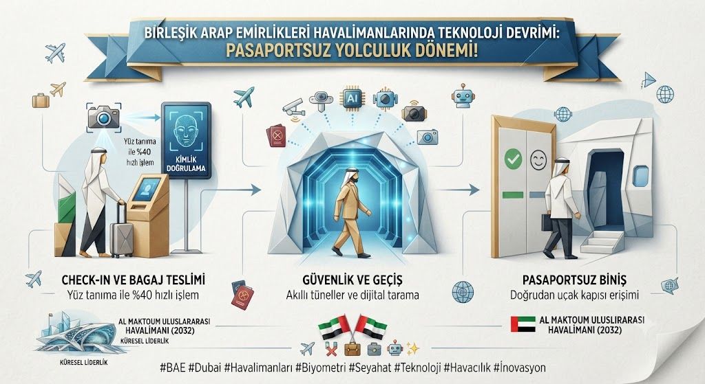 Birleşik ARAP Emirlikleri Havalimanlarında Teknoloji Devrimi