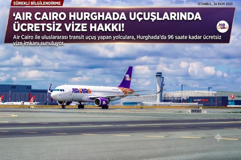 Air Cairo’dan Mısır’da transit yolculara büyük kolaylık! 