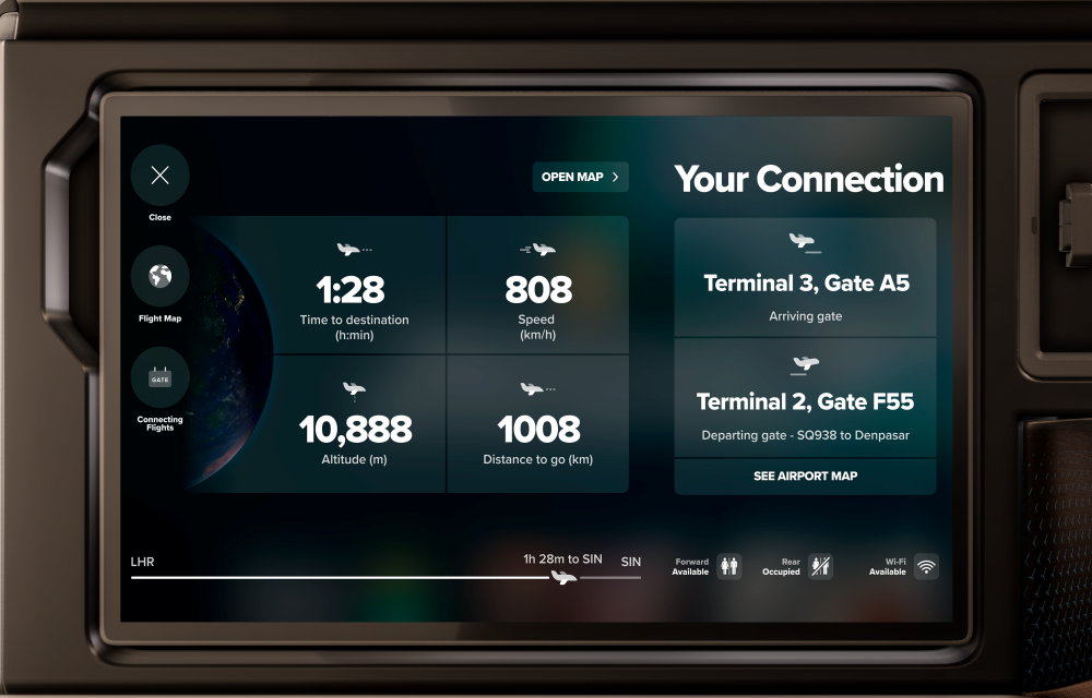 Sıngapore AIRLINES Uçak İçi Eğlenceyi Geliştiriyor